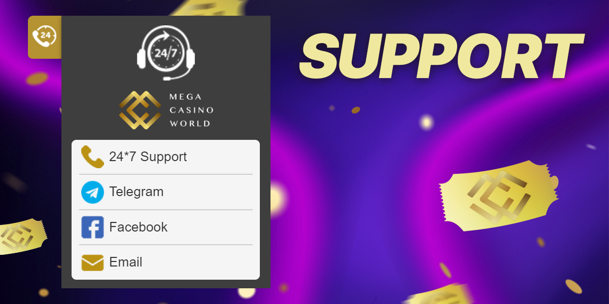 MCW online casino support for Bangladeshi users